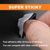 30 Pack 2 inch Zip Tie Adhesive Mounts Self Adhesive Cable Tie Base Holders with Multi-Purpose Tie wire clips with screw hole,Anchor stick on wire holder with 8 inch zip ties Black&White view 4