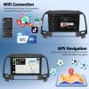 2G+64G Android 13 Car Stereo for Hyundai Santa Fe Radio 2006-2012 Wireless CarPlay Android Auto GPS Navigation 9 HD Touchscreen Bluetooth SWC FM/WiFi/Mirror Link+Backup Camera view 4