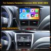 [4Core 64G] Android 15 Car Stereo for Subaru Forester Impreza WRX Radio 2008-2012, Hikity 9" Touchscreen Forester Radio Wireless Carplay Android Auto Mirror Link/WiFi/Bluetooth/FM SWC/GPS Backup Cam view 2