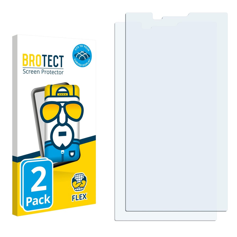 BROTECT 3D Curved Screen Protector Compatible with Urovo i9000s (2 Pack) - Full Screen Coverage