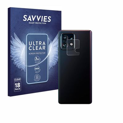 Savvies Screen Protector Compatible with Motorola Edge 40 Pro (ONLY Camera) Protection Film Clear 18-Pack