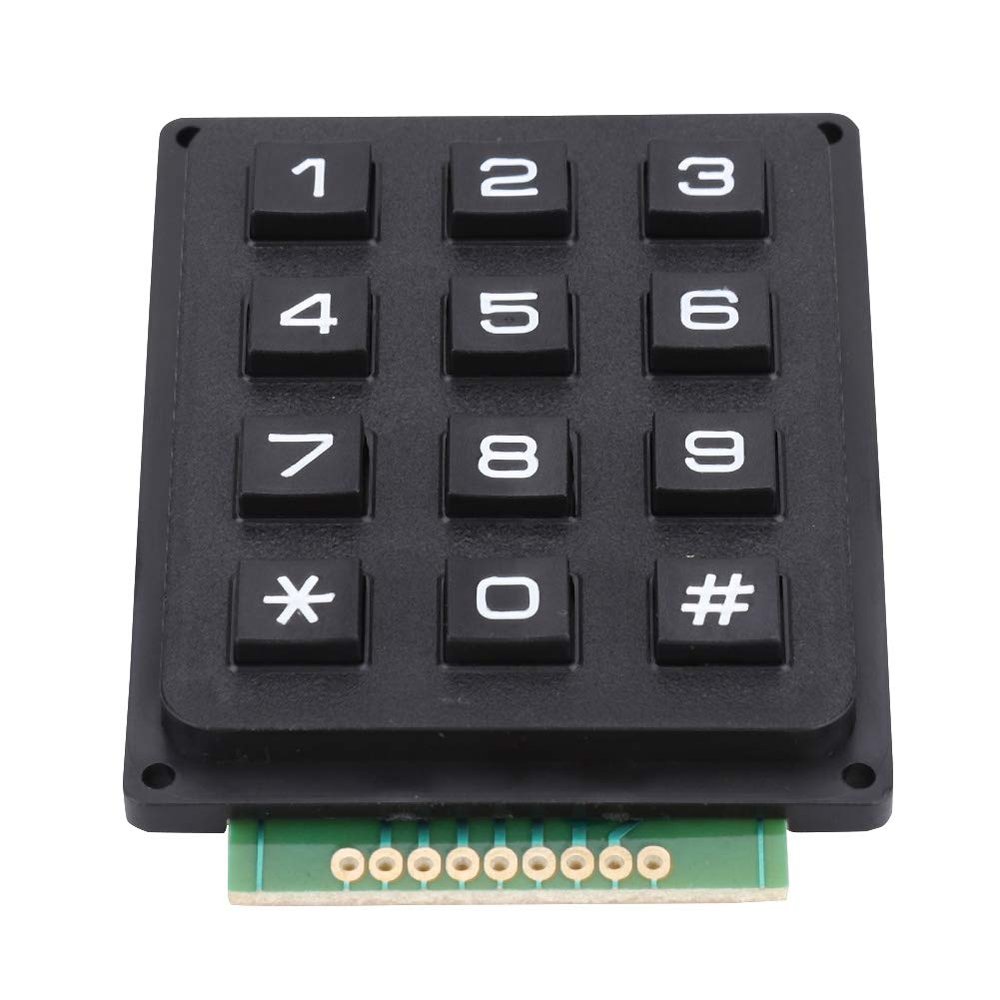 Airshi Keyboard Module, 3x4 Keyboard, 0-9 Numerals for MCU