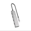 CONCEPTRONIC HUBBIES16G 4-Port USB 3.2 Gen 2 Hub, 10 Gbps, USB-C x 4, 100 W USB PD, Aluminium Case view 2