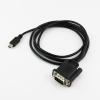 2PC Mini USB 5 Pin Male to VGA DB15 D-SUB 15 Pins Male Adapter Cable for Mobile DVD view 1