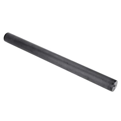 JEOZBM Carbon Fiber Extension Pole, 15.3 in Lightweight Stabilizer Extension Bar, 1 / 4in Screw Portable Extension Monopod Pole Stick for Camera