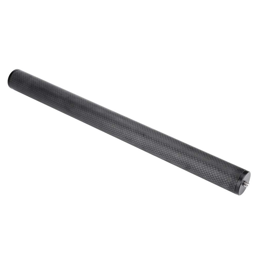 JEOZBM Carbon Fiber Extension Pole, 15.3 in Lightweight Stabilizer Extension Bar, 1 / 4in Screw Portable Extension Monopod Pole Stick for Camera