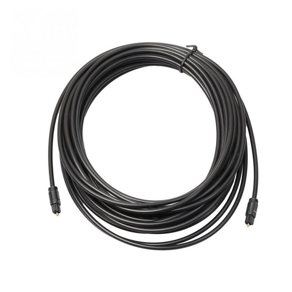 Cable Digital Optical Audio Cable Toslink Gold Plated 1m 1.5m 2m 3 M 5m 10m SPDIF MD DVD Gold Plated Cable (Size : 5m)