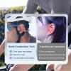 running headphones Bone Conduction Headphones Bluetooth 5.0 Sports Wireless Earphones with Built-in Mic,driving for long periods of time,Very practical,Cycling headphones,Ultra-long 6-hour standby view 4