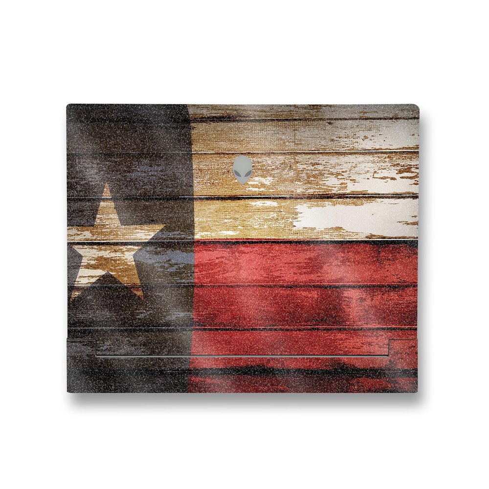 MightySkins Glossy Glitter Skin Compatible with Alienware X14 R2 (2023) Full Wrap Kit - Texas Shiplap | Protective, Durable High-Gloss Glitter Finish | Easy to Apply & Change Styles | Made in the USA