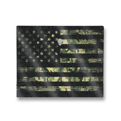 MightySkins Glossy Glitter Skin Compatible with Alienware X14 R2 (2023) Full Wrap Kit - American Camo | Protective, Durable High-Gloss Glitter Finish | Easy to Apply & Change Styles | Made in The USA