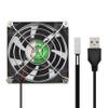 matell Weak Electronics Box Temperature-Sensitive Cooling Fan, Automatically on/Off,for Modem/Router/TV Box/Electronic Equipment Box/Other Electronics 5V USB 80mm view 1
