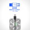 matell Weak Electronics Box Temperature-Sensitive Cooling Fan, Automatically on/Off,for Modem/Router/TV Box/Electronic Equipment Box/Other Electronics 5V USB 80mm view 4