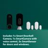 ecobee Home Security Bundle with Smart Doorbell Camera (Wired), SmartSensor for Doors and Windows, and SmartCamera with Voice Control. view 2