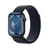 Apple Watch Series 9 [GPS 45mm] Midnight Aluminum Case with Midnight Sport Loop Carbon Neutral (Renewed) view 1