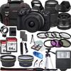 Canon EOS R50 Mirrorless Camera with 18-45mm and 75-300mm Lenses + Lens Filters + CASE + Accessory Bundle (Renewed) view 1