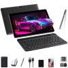 JIMTAB Android 13 Tablets Octa-Core 10 inch 2 in 1 Android Tablet, 4GB+64GB Gaming Tablet with USB Adapter, Keyboard, Stylus, Tempered Film, GPS, WiFi, Bluetooth Tablet view 1