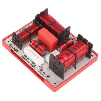 ciciglow 4 Way Crossover PCB, Clear Treble and Strong Bass for Speaker, 180W