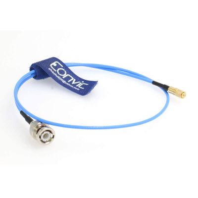 Eonvic Microdot M5 to BNC Male Vibration Acceleration Sensor Cable Low Noise 10-32UNF Signal Cable (Straight Microdot M5, 10cm)