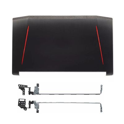 LCD Back Cover Top Lid & Screen Hinges Compatible with Acer Predator Helios 300 G3-571 G3-572 G3-573 N17C1 PH315-51 Laptop (A+H)