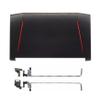 LCD Back Cover Top Lid & Screen Hinges Compatible with Acer Predator Helios 300 G3-571 G3-572 G3-573 N17C1 PH315-51 Laptop (A+H) view 1