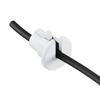 Cable Routing Kit for Starlink, Cable Mounting Kit, Starlink Accessories, Wall Grommets for Cables, Cable Wall Pass Through for 1 Inch Wall Hole and Furniture Wire Hole - 2 Pack White view 2