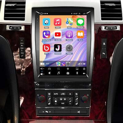 2G+32G Double Din Car Stereo for Cadillac Escalade/Sailway SLS 2007-2014 with Carplay Android Auto, 9.7" Touch Screen Android 13 Car Radio Receiver GPS Navigation WiFi Bluetooth BT SWC Backup Camera