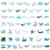 100 PCS Whale Stickers Waterproof PVC Vinyl Animal Decorative for Water Bottle Stickers Waterproof Vinyl Hydroflask Phone Skateboard Laptop Notebooks Stickers Gift to Friends Famils (Whale) view 2