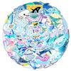 100 PCS Whale Stickers Waterproof PVC Vinyl Animal Decorative for Water Bottle Stickers Waterproof Vinyl Hydroflask Phone Skateboard Laptop Notebooks Stickers Gift to Friends Famils (Whale) view 3
