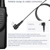 Earpiece for Motorola Walkie Talkie and Radio with PTT/Mic, Compatible for CP200D CP100D R2 CP200 CP185 BPR40 CLS1410 CLS1110 RMU2040 RMU2080D, 2 Pin Acoustic Tube Surveillance Headset (2-Pack) view 4