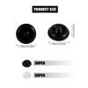 100pcs Anti-Slip Snowboard Stomp Pads Mat, Self-Adhesive Spike Snowboarding Step Pad Extra Grip Pad Winter Ski Accessories (Clear, Black) view 2