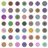 100 PCS Mandala Stickers Waterproof PVC Vinyl Animal Decorative for Water Bottle Stickers Waterproof Vinyl Hydroflask Phone Skateboard Laptop Notebooks Stickers Gift to Friends Famils (Datura) view 2