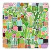 100 PCS Cactus Stickers - Waterproof PVC Vinyl Decorative for Water Bottles, Hydroflask, Phones, Skateboards, Laptops & Notebooks - Gift for Friends & Family view 3