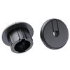 Cable Routing Kit for Starlink, Cable Mounting Kit, Starlink Accessories, Wall Grommets for Cables, Cable Wall Pass Through for 1 Inch Wall Hole and Furniture Wire Hole (2 Pack Black) view 1