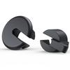 Cable Routing Kit for Starlink, Cable Mounting Kit, Starlink Accessories, Wall Grommets for Cables, Cable Wall Pass Through for 1 Inch Wall Hole and Furniture Wire Hole (2 Pack Black) view 3