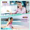 Voopwink Kids Headphones with Microphone, Wired Over Ear Headsets with Limited Volume 85dB/ 94dB for Boys Girls Teens Children Online School/Travel/iPad/Tablet/Cellphone view 4
