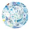 100 PCS Ocean Stickers Waterproof PVC Vinyl Animal Decorative for Water Bottle Stickers Waterproof Vinyl Hydroflask Phone Skateboard Laptop Notebooks Stickers Gift to Friends Famils (Ocean Animals) view 2