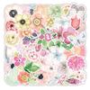 100 PCS Flower Stickers Waterproof PVC Vinyl Animal Decorative for Water Bottle Stickers Waterproof Vinyl Hydroflask Phone Skateboard Laptop Notebooks Stickers Gift to Friends Famils (Flower) view 2