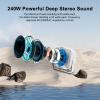 Herdio 4 Inch Bluetooth Golf Cart Speakers 240W Waterproof Marine Speakers for Outdoor Boat ATV UTV RZR Camper Tractor Truck Jeep Courtyard Powersports,2 Pairs (White) view 4