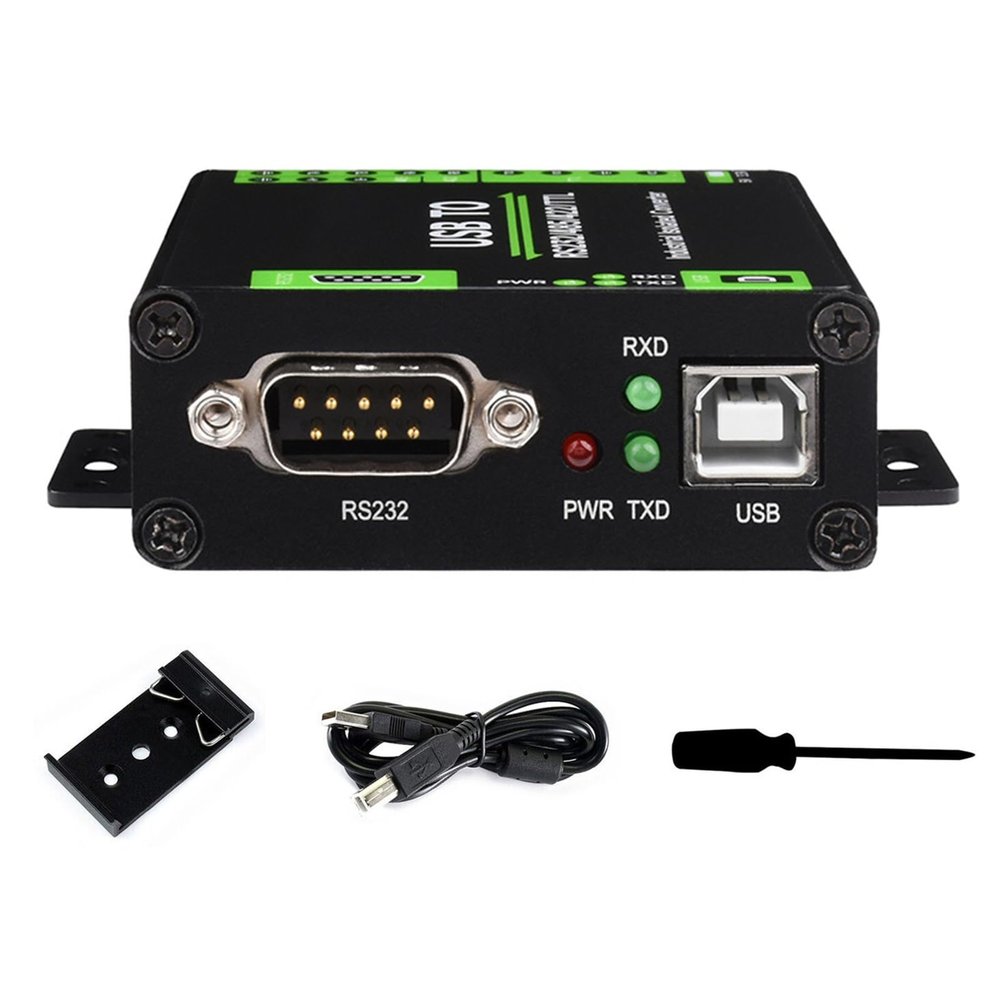 MOOKEENONE USB to RS2321485/422/TTL Adapter Support All System Industrial Grade Converter Industrial Isolation