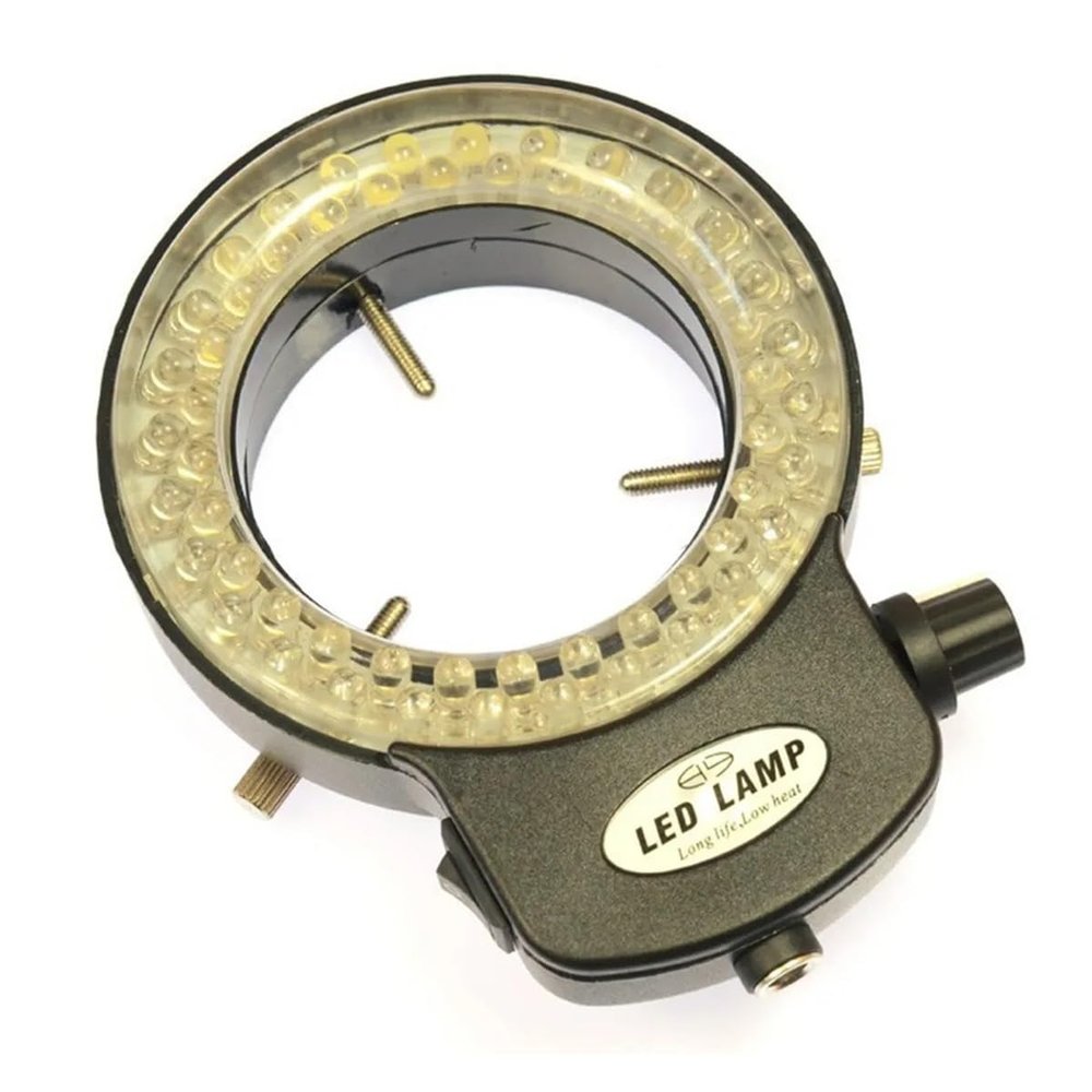 Microscope Accessories Kit 14MP Digital Machine Vision Industrial Microscope Camera 100X C-Mount Zoom Lens 56LED Light Microscope Slides (Color : 56 LED Light)