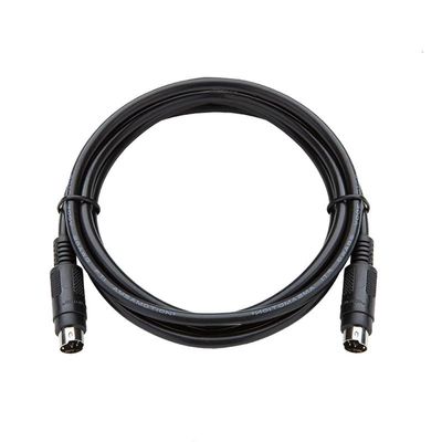FX-20P-CAB0 FX Handheld Programmer to FX0/FX1N/FX2N etc. PLC Communication Cable Round 8-pin-Round 8-pin Black Length 2 Meters