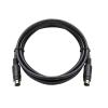 FX-20P-CAB0 FX Handheld Programmer to FX0/FX1N/FX2N etc. PLC Communication Cable Round 8-pin-Round 8-pin Black Length 2 Meters view 1