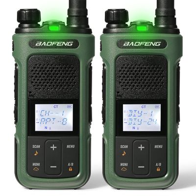 BAOFENG G11S GMRS Handheld Radios, Rechargeable Walkie Talkies, 2 Pack