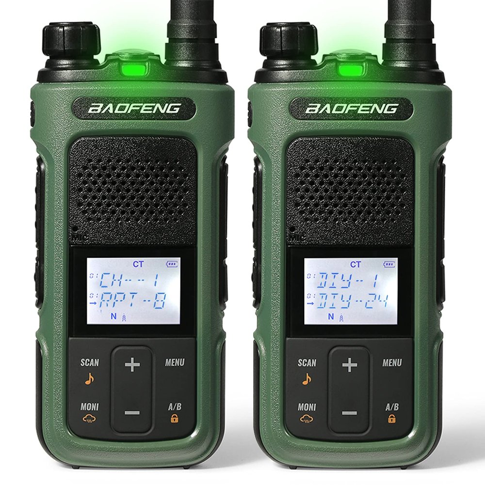 BAOFENG G11S GMRS Handheld Radios, Rechargeable Walkie Talkies, 2 Pack