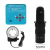 Microscope Accessories Kit 38MP 3800W USB Industrial Electronic Digital Video Microscope Camera 1080P 60FPS 2K Microscope Slides (Color : 38MP with 180X-light) view 2