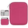 Vinabilia 6-7 Inch Protective Sleeve Carrying Case for 7" Kindle Paperwhite and Kindle Colorsoft Signature Edition, 6" Kindle, 6" Kobo Clara BW/Colour, 7" Kobo Libra Colour/E-Reader, Raspberry view 1