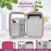 Vinabilia 6-7 Inch Protective Sleeve Carrying Case for 7" Kindle Paperwhite and Kindle Colorsoft Signature Edition, 6" Kindle, 6" Kobo Clara BW/Colour, 7" Kobo Libra Colour/E-Reader, Raspberry view 3