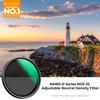 K&F CONCEPT 49mm Variable ND2-32 ND Lens Filter 1-5 Stops Waterproof Adjustable Neutral Density Camera Lens Filter with 24 Multi-Layer Coatings (D-Series) view 2