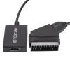 MOUDOAUER 50cm HDMI to SCART Converter, Support DVI System Sideline Signal Support PAL NTSC HD Multimedia Interface to Scart Cable, Up to 300MHz view 2