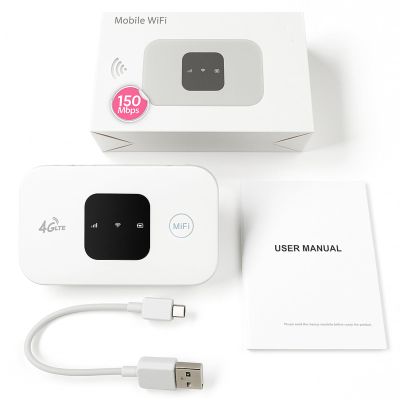 Mobile Hotspot, Portable Travel Router 150Mbps High Speed SIM Card (Not Provide) Hotspot Device 4G Strong Coverage Mobile Internet Router for Car Home Office Travel